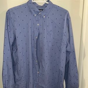 Chaps Men’s Stretch Easy Care Button Dow